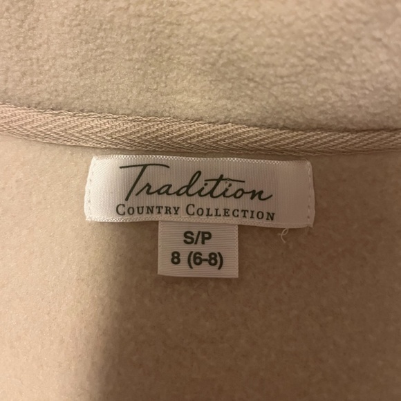 Vintage Traditions Country Collection winter festive birds fleece jacket NWT - Picture 5 of 11